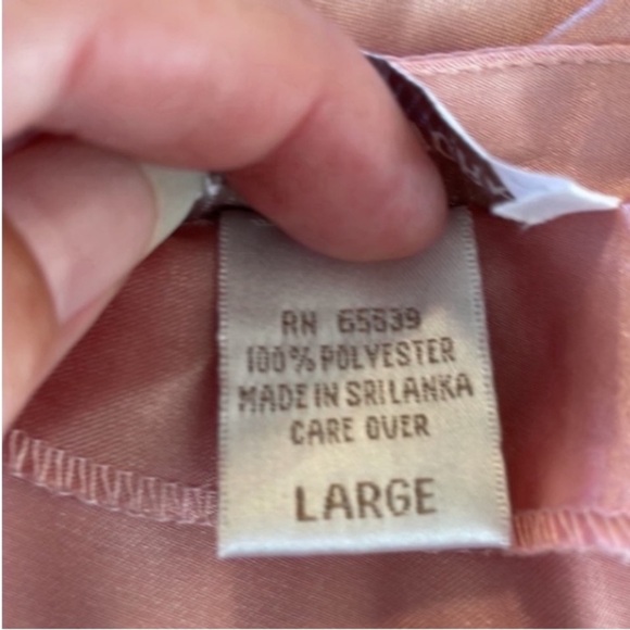 Vintage Jones NY Slip Dress Mini Nighty Pink Silky Satin Barbie Cutout Back Bows - Picture 4 of 16